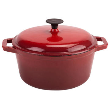 Cast Iron Enamel Round Dutch Oven